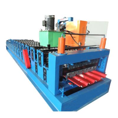 China Construction worksÂ   Customize High Quality Double Layers Pleating Ibr Roof Roofing Rollformer Machine for sale