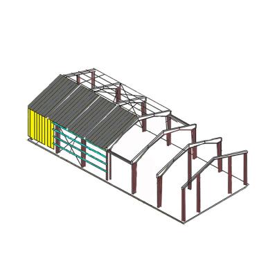 China House / Warehouse / Building / Workshop Wholesale Customized Steel Structures Industrial Frame House Prefab House Shed Design Villa Warehouse Workshop Manufactures for sale