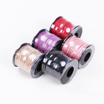 China Cords For Shoes Decoration Various Color Rolled Velvet Cords Trim Rope For Fashion Jewelry Necklace for sale