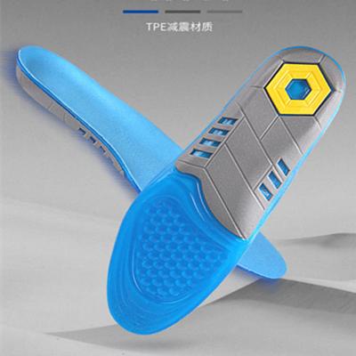 China Silicone gel insole sports silicone gel insoles arch support orthopedic plantar fascists running insole for shoes for sale