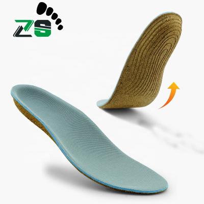 China Natural Cork Foot Insole Foot Cork EVA Insole Orthotic Insole Eco-Friendly High Quality Breathable Custom Made Breathable Orthotic Insole for sale