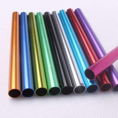 China Industrial Fields Colored Anodized Aluminum Alloy Pipe for sale