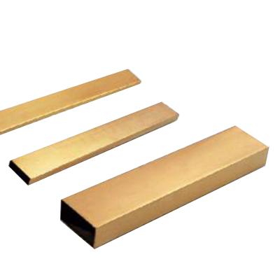 China Lightweight Copper Alloy Flat Square Tube for sale