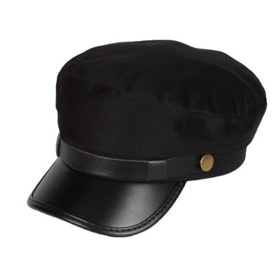 China Wholesale COMMON Unisex Captain Cap Beret Hats Autumn Winter Warm Military Sailor Hat Flat Top Travel Cadet for sale