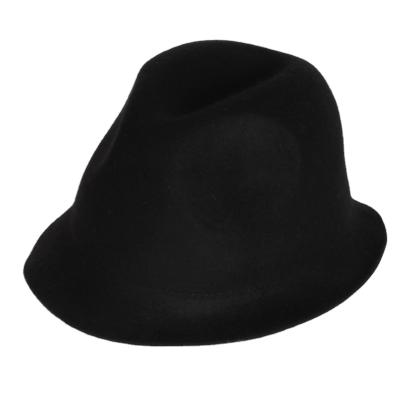 China Cozy Trendy European Vintage Style Warm Winter Hats Felt Wool Fedora Hats For Lady And Men for sale