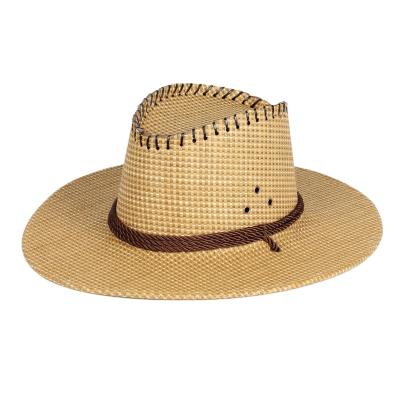 China Best Selling High Quality Wholesale Eco-Friendly Vintage Brim Fedora Women Party Sunshade Western Wide Cowboy Hats for sale