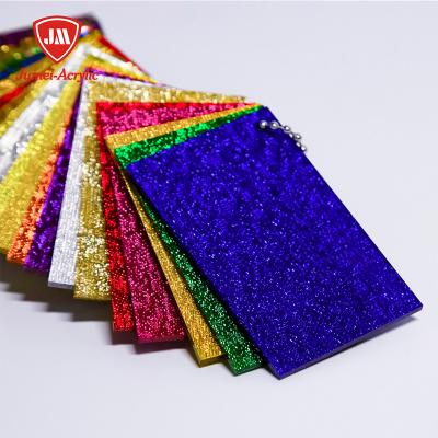 China Acrylic jumei 4x8 60x60cm cut to size color fabric glitter price acrylic for sale