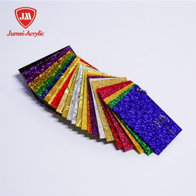 China Jumei Manufacture Gold Acrylic Acrylic Laser Cutting Glitter 4mm Acrylic Sheets for sale