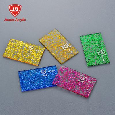 China Jumei Glitter Anti Scratch Pmma 3mm Acrylic Iridescent Fabric Acrylic Sheet for sale