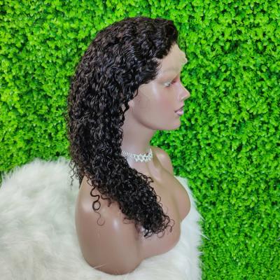 China Glueless Wholesale Cheap Human Hair Wigs Brazilian Water Wave Hair Water Wave Lace Frontal 100% Lace Front Wigs For Black Women for sale