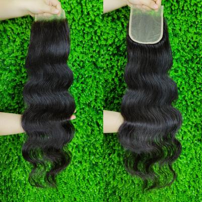 China Cheap 100% Swiss Hair Lace Closure 4x4 5x5 6x6 7x7 Silky Straight Wave Closure 100% Swiss Cuticle Aligned Transparent Hair Lace Closure Vendors for sale