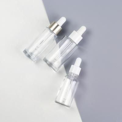 China High quality unique empty frosted 15ML/30MLdropper/clear cosmetic packaging bottle for sale