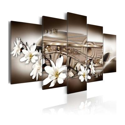 China Advanced Custom Plant Soft Home Decoration Flower Art Abstract Canvas Painting for sale