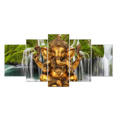 China Predrawn Soft Home Decorative Wholesale Religious Buddha Canvas Wall Art Paintings for sale