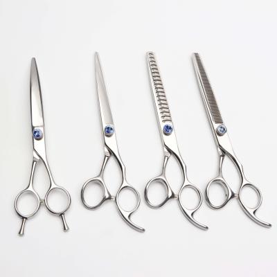 China Durable Grooming Scissors Set For Pet Cat Dog Dog Grooming Scissors Stainless Set Curved for sale