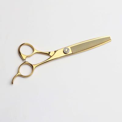 China Hot Selling 6.5 Inch 440C Steel Pet Grooming Scissors Dog Grooming Scissors Viable for sale