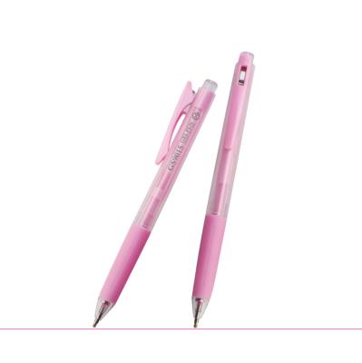 China Normal Custom Pink Gelpen 0.5mm 0.7mm 1.0mm With Quickly Colorful Toner Gel Ink With Soft Silicone Gelpen Handle for sale