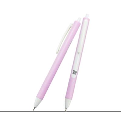 China Office Gelpen Normal Pink 0.5mm 0.7mm 1.0mm With Quickly Colorful Toner Gel Ink With Soft Area TPR Gelpen Long Handle for sale