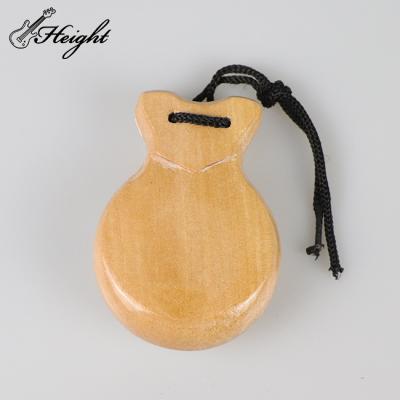 China Wholesale Cylindrical Wooden Natural Color Professional Spanish Castanets For Sale for sale