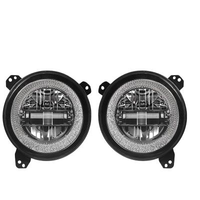 China Auto Led Headlight Good Quality 9inch Round LED Headlight JL 60W Super Bright High Power 9Inch Led Headlight Spotlight Driver-Beam Headlamp For Jeep for sale