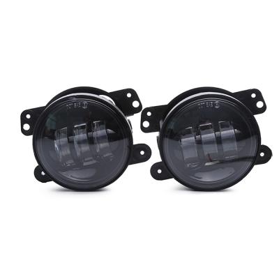 China High Quality 4 Inch Auto Led Headlight 30W Fog Lights Round High Low Beam Angel Eyes For Yamaha Jeeps Honda Wrangler Offroad for sale