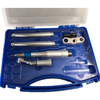 China OEM Dental Handpiece Kit Metal Push Tripe Spray 2 Hole B2 High & Low Speed ​​Blue Turbine Set Students Dentistry Tool for sale