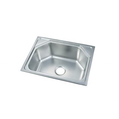 China Customizable Without Faucet Height Stainless Steel Lavaplatos Square Shape Satin Finish Deep Kitchen Sink for sale