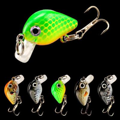 China Hot Selling ABS Mini Micro Crankbaits Crank Baits Fishing Tackle Fish Lures for sale