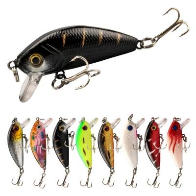 China ABS Tackle Lures Fishing 50mm 3.4g Wobbler Bait Minnow Lure Hard Plastic Saltwater Jerkbait Swimbait Jerkbait for sale