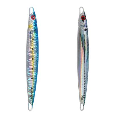 China Artificial Bait Lure 3D Metal Slow Bait Eyes Fishing Lure Slow Bait Fishing Jig Metal Jig Slow Bait Rig YJ85 for sale