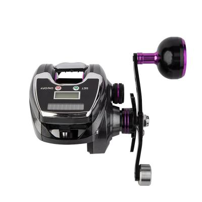 China Waterproof Baitcasting Fishing LEFT/RIGHT HAND Digital Display Metal 18+1 Refillable Bearings Left Reel for sale