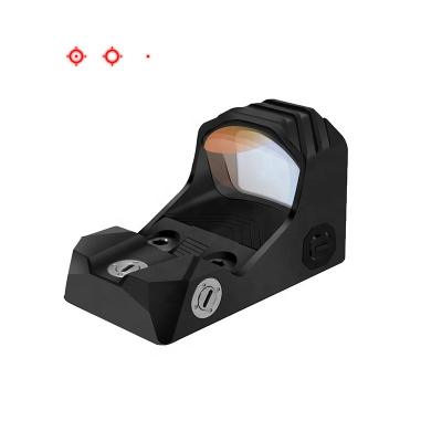 China Aluminum Alloy Mini 2 MOA Tactical Reflex Sight Scope Red Dot Sight Shake Awake Function CNC 7075 for sale