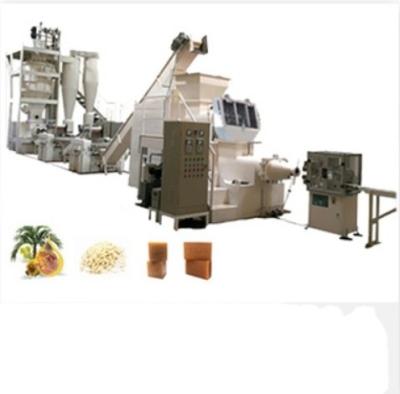 China Soap Making Machine 3000-4000 kg per hour complete laundry bar soap line basic oils and caustic soda saponification for sale