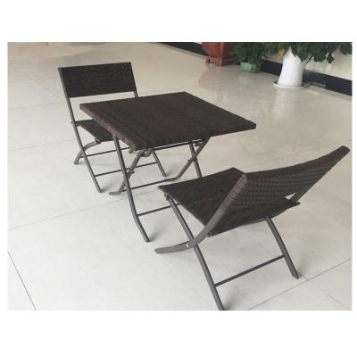 China Fashion and best selling comfortable leisure rattan table and chairs for outdoor for sale