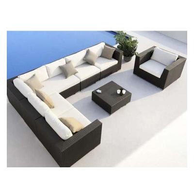 China Fashion and cheap sala set comfortable outdoor patio rattan sofa furniture for sale