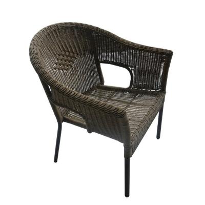 China 2020 Patio Rattan Leisure Plastic Cooling Dining Chair for sale