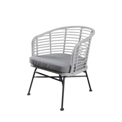 China Ohmino Factory Price Weather Furniture Outdoor Furniture Cushion Garden Feature Rattan Chair Big White Rattan View Style Outdoor Furniture for sale