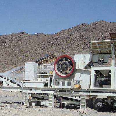 China 200 tph mining mobile granite lime gravel jaw crusher plant price for sale