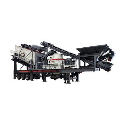 China Factory price vsi crusher machin stone crawler type mobile impact quarry vertical impact crusher for sale