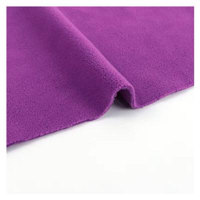 China Factory produce main soft polyester fabric design160CM anti pill fleece fabric custom for sale