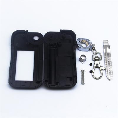 China Plastic Two-Way Anti-theft Remote Control System Plastic Car Key Case Silicone Fiber E90 Carbon Fiber Key Chain Bag for sale