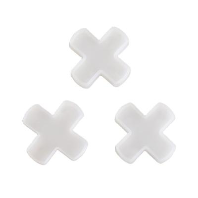 China Modern 8.0 Mm Tile Leveling System Spacer Tile Accessories Plastic Cross Lip Leveling System Tile Tool for sale