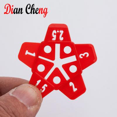 China Modern Multifunctional Reusable Tile Spacers Five Sizes Ceramic Cross Spacers for sale