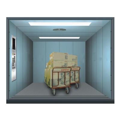 China 5 storys stainless steel commercial freight elevator Shanghai Fuji 2020 new traditional design for office use for sale