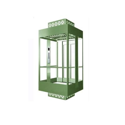 China Modern Outdoor Panoramic Sightseeing Elevator Laminated Stainless Steel Sightseeing Elevator Glass And for sale