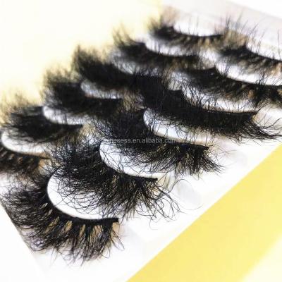 China 2021 new arrival 20-25time wholesale 25mm reusable 3d mink eyelashes bulk lashes3d wholesale seller with lashbox for sale