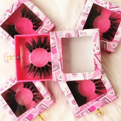 China Eyelash Seller Customized 2022 Cute Mini Luggage Suitcase 3D Mink Eyelash Packaging Case 25MM Boxes Private Label Eyelash Box for sale