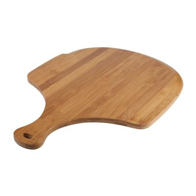 China Sustainable Pizza Peel Premium Bamboo Pizza Spatula Paddle Cutting Board Handle Baking Pizza Bread Cutting Fruit Vegetables Cheese for sale