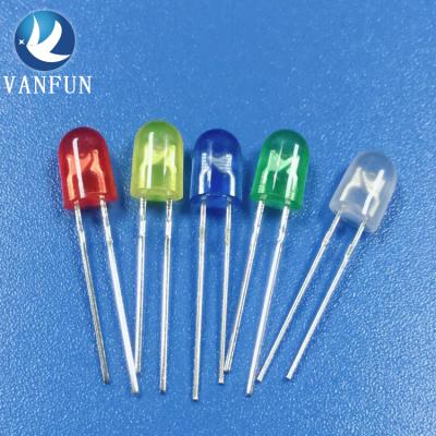 China high performance & Free samples energy saving electronic components chip 3mm 5mm epistar oval led diode used for display light for sale