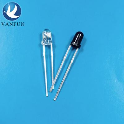 China Photodiode china market through hole infrared led diode price 1.2v 1.5v white IR led 3mm 5mm light emitting diode for sale